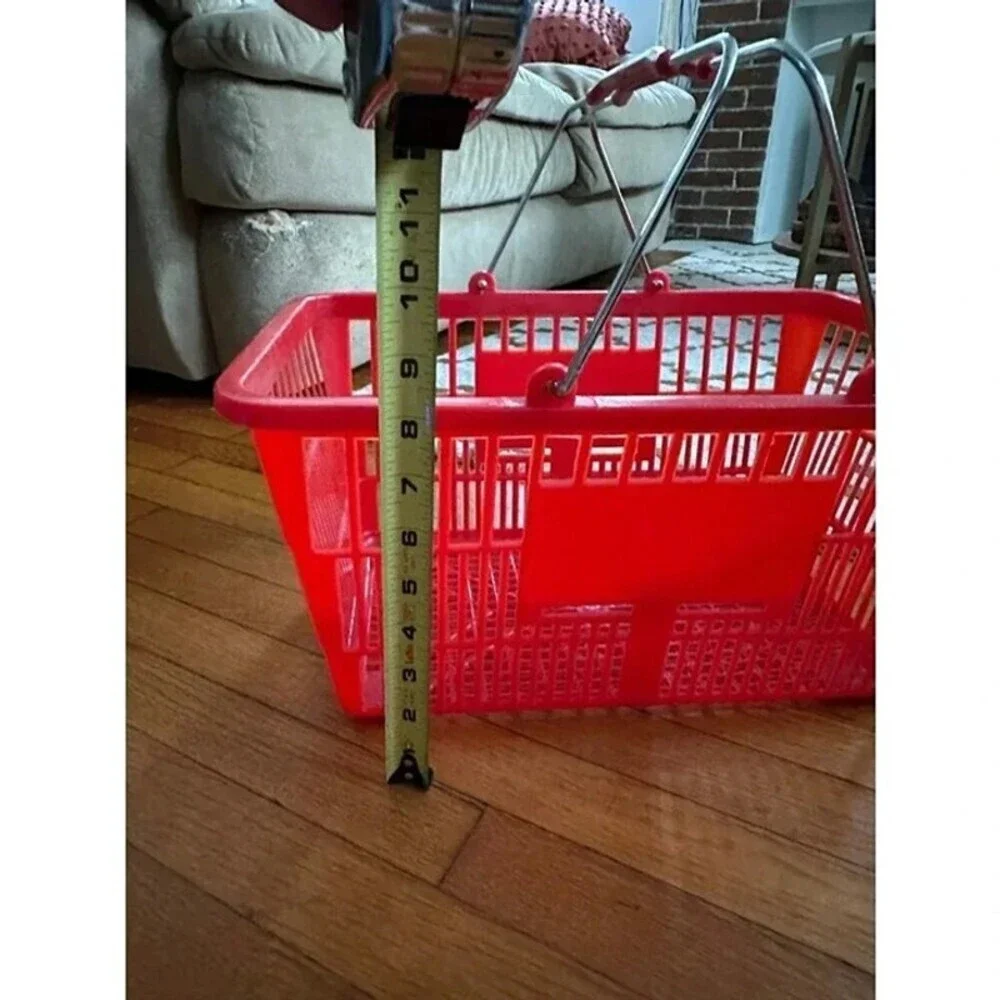 Red Shopping Cart Basket